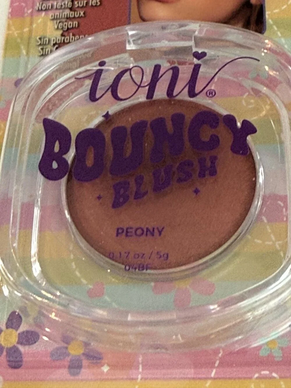 Ioni Butter Bae Bouncy Blush Peony Cheek Lip Color New